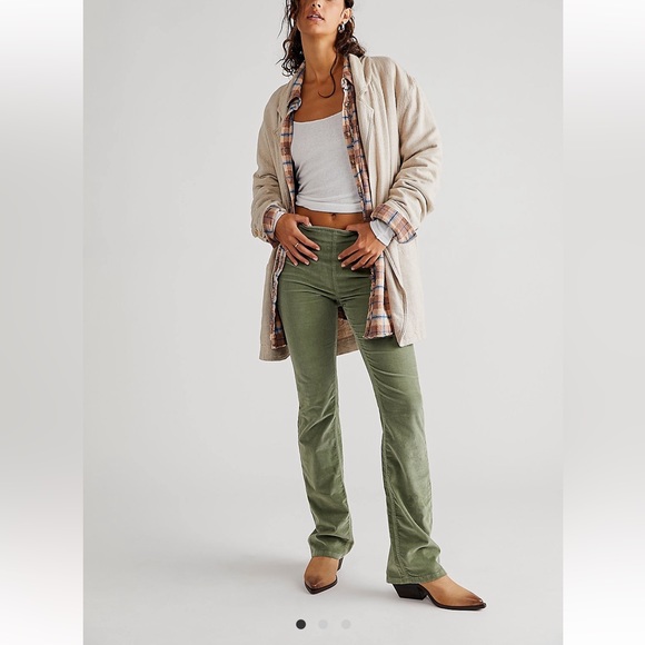 Free People Denim - Free People Jenny High Rise Skinny Flair Corduroy Jean NWT